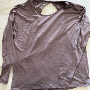 lululemon athletica Long Sleeve Top in Purple